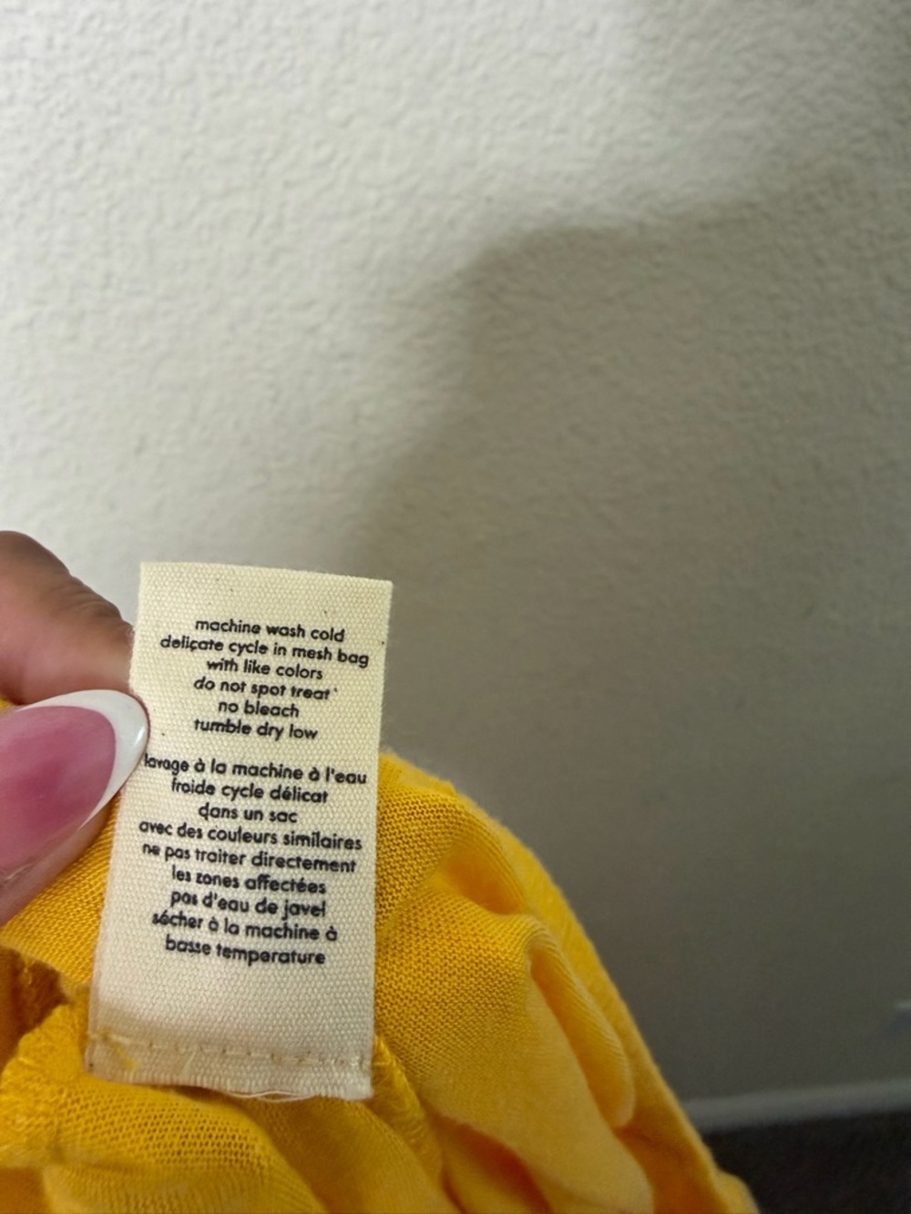 NWT Donni The Simple Jersey Pant Hemp Cotton Mustard Yellow Womens Size M - Picture 6 of 6